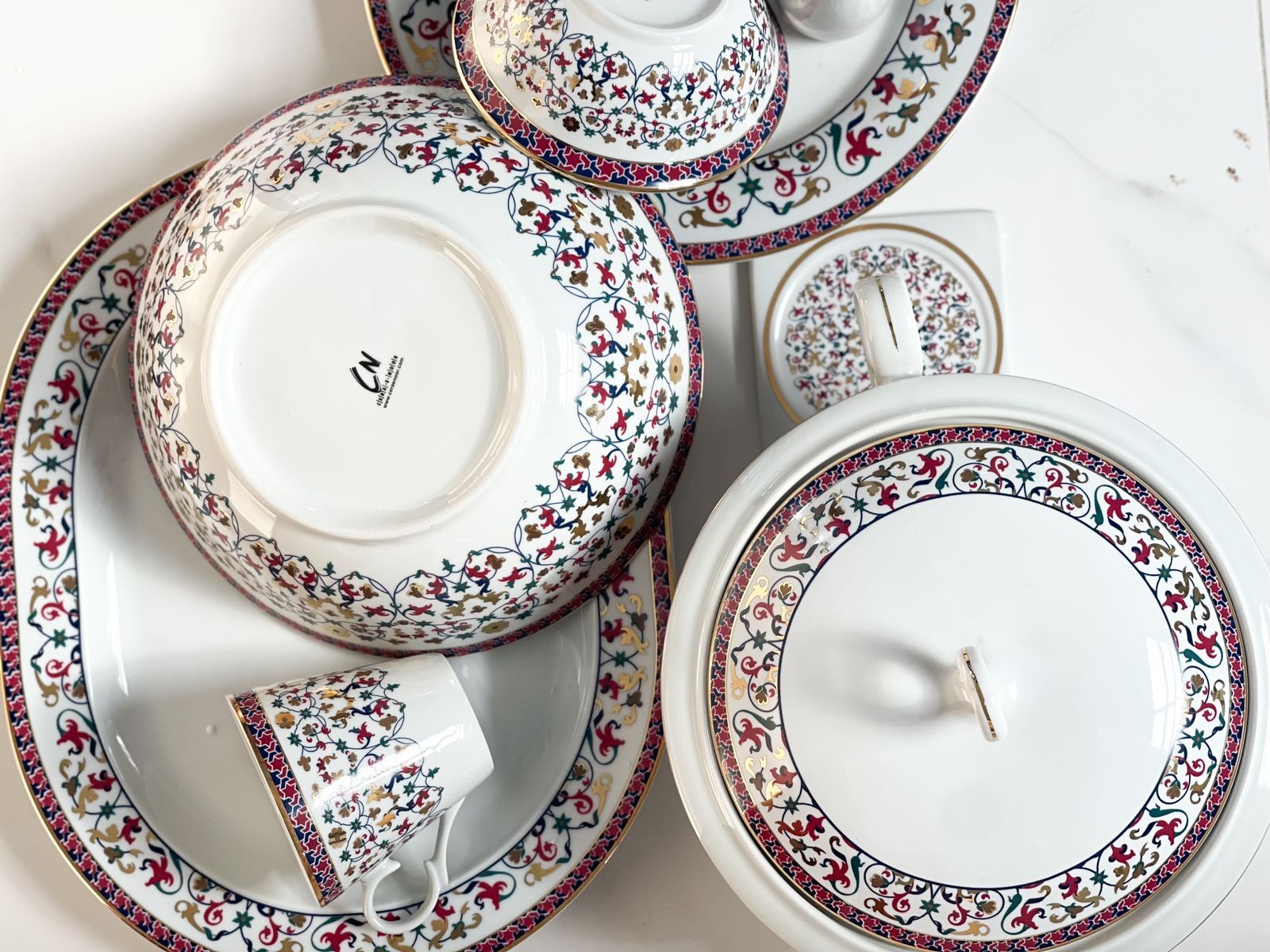 Marrakesh Dinner Set 72pcs Cera-e-Noor